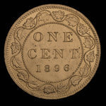 Canada, Victoria, 1 cent : 1896