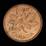 Canada, Elizabeth II, 1 cent <br /> 1960