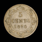 Canada, Victoria, 5 cents <br /> 1870