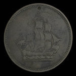 Canada, unknown, 1/2 penny <br /> 1815