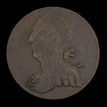 Canada, unknown, 1/2 penny <br /> 1838