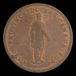 Canada, Banque du Peuple (People's Bank), 1 penny <br /> 1837