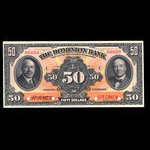 Canada, Dominion Bank, 50 dollars <br /> February 1, 1931