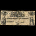 Canada, Farmer's Joint Stock Banking Co., 2 dollars <br /> February 1, 1849