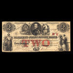 Canada, Farmer's Joint Stock Banking Co., 2 dollars <br /> February 1, 1849