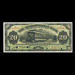 Canada, Metropolitan Bank (The), 20 dollars <br /> November 5, 1902