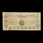 Canada, William Nunns, 7 1/2 pence <br /> January 16, 1839