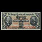 Canada, Provincial Bank of Canada, 5 dollars <br /> January 2, 1913