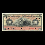 Canada, Sovereign Bank of Canada, 10 dollars <br /> May 1, 1902