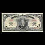 Canada, Standard Bank of Canada, 10 dollars <br /> January 2, 1914