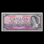 Canada, Bank of Canada, 10 dollars <br /> 1954