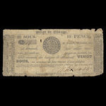 Canada, W.H. Scott & Co., 20 sous <br /> July 25, 1837