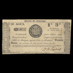 Canada, W.H. Scott & Co., 30 sous : July 25, 1837