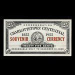 Canada, City of Charlottetown, 25 cents <br /> December 31, 1955