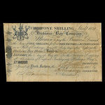 Canada, Hudson's Bay Company, 1 shilling <br /> 1821