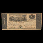 Canada, Bank of Upper Canada (Kingston), 10 dollars <br /> April 4, 1819