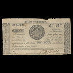 Canada, W.H. Scott & Co., 60 sous : July 25, 1837