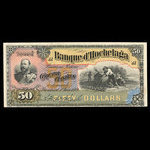 Canada, Banque d'Hochelaga, 50 piastres <br /> June 1, 1889