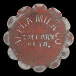 Canada, Alpha Milk Co., 1 quart, standard milk <br />
