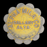 Canada, Alpha Milk Co., 1 quart, Jersey milk <br />