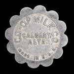 Canada, Co-op Milk Co., 1 quart, standard milk <br /> February 1953