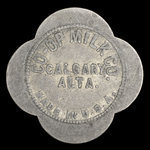 Canada, Co-op Milk Co., 1 quart, Jersey milk <br /> February 1953