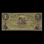 Canada, Bank of Upper Canada (York), 1 dollar <br /> January 1, 1861