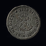 France, Louis XV, 1 sol <br /> 1738