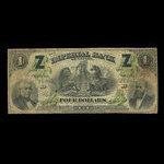 Canada, Imperial Bank of Canada, 4 dollars <br /> March 1, 1875