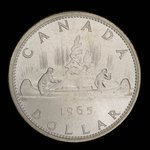 Canada, Elizabeth II, 1 dollar <br /> 1965