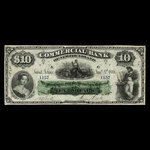 Canada, Commercial Bank of Newfoundland, 10 dollars <br /> January 3, 1888