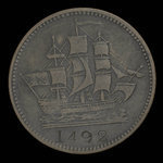 Canada, unknown, 1/2 penny <br /> 1835