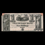 Canada, Quebec Bank, 1 dollar <br /> 1862