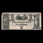 Canada, Quebec Bank, 1 dollar : 1862