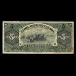 Canada, Union Bank of Canada (The), 5 dollars <br /> July 1, 1912