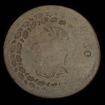 Canada, unknown, 1/2 penny <br /> 1820