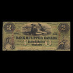 Canada, Bank of Upper Canada (York), 2 dollars <br /> July 2, 1859