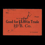 Canada, Hudson's Bay Company, 1 dollar <br /> 1927