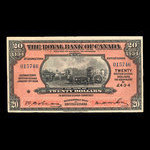 British Guiana, Royal Bank of Canada, 20 dollars <br /> January 3, 1938