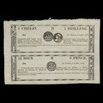 Canada, W.U. Chaffers, 24 sous <br /> July 6, 1837