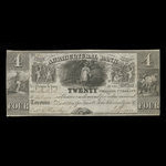 Canada, Agricultural Bank (Toronto), 4 dollars : December 1, 1835