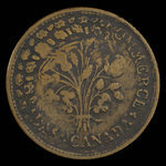 Canada, unknown, 1 sou <br /> 1838
