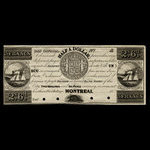 Canada, Jno. Molson (Jr.), 3 francs <br /> 1838