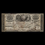 Canada, Municipal Council of Leeds & Grenville Counties, 25 pounds <br /> July 9, 1850