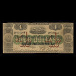 Canada, Merchants' Bank of Halifax, 4 dollars <br /> October 1, 1873