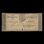 Canada, Cuvillier & Sons, 1 shilling <br /> July 10, 1837