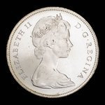 Canada, Elizabeth II, 1 dollar <br /> 1966
