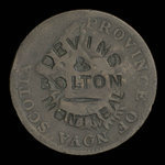 Canada, Devins & Bolton, no denomination <br /> 1867