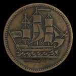 Canada, unknown, 1/2 penny <br /> 1835