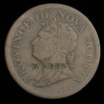 Canada, Province of Nova Scotia, 1 penny <br /> 1832